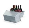 14  rectangle tin tray white wash ty35 1ww wholesale metal containers