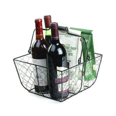 10  square wire basket black sy180 1 wholesale containers 9