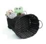 woven oval storage bin dark brown tp121 1dkb handles bowls