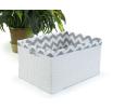 large woven synthetic rectangle storage bin tp424 1w handles bowls