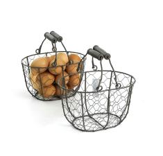 8  wire basket brown bale handles sy166 1br wholesale containers 6