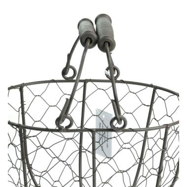 8  wire basket brown bale handles sy166 1br wholesale containers 6