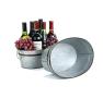 galvanized oval tub 13  brown trim by13 1abt wholesale metal containers