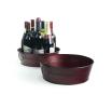 12  galvanized round tub burgundy by22 1bdy wholesale metal containers tubs