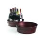 12  galvanized round tub burgundy by22 1bdy wholesale metal containers tubs