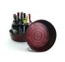 12  galvanized round tub burgundy by22 1bdy wholesale metal containers tubs