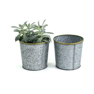 45  mini pot galvanized brass trim by415 1bt wholesale covers