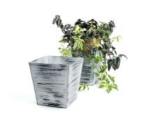 ribbed tin pot cover 85  acid white wash ty88 1 wholesale