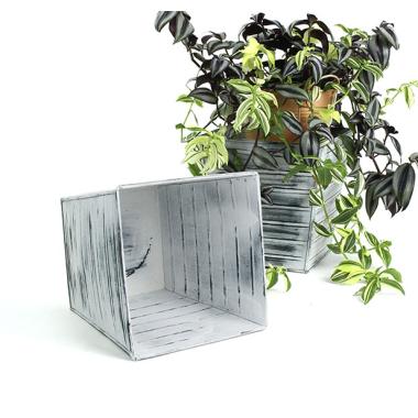 ribbed tin pot cover 85  acid white wash ty88 1 wholesale