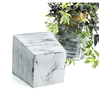 ribbed tin pot cover 85  acid white wash ty88 1 wholesale