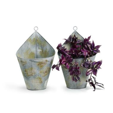 vintage wall basket acid wash wy98 1 wholesale metal containers novelty