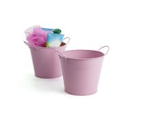 65 tin pot light pink by08 1lp wholesale metal containers pails pots