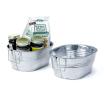 small galvanized oval tub by872 1 wholesale metal containers tubs 9