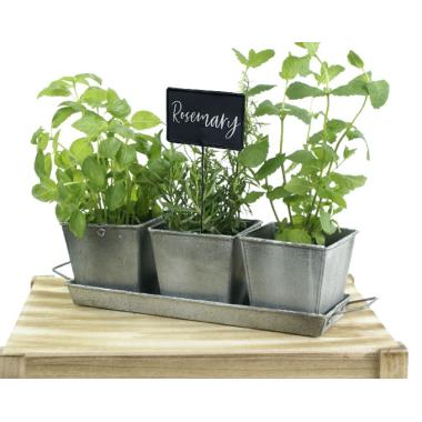 vintage herb container by42 1vin wholesale metal containers pails pots rectangle square