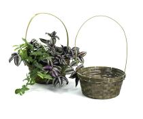 8  bamboo utility shop stained so578 1s wholesale basket containers handled baskets