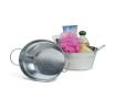galvanized oval bowl by875 1 wholesale metal containers tubs 9