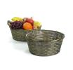 12  bamboo stain rnd bowl bo742 1s handles bowls trays