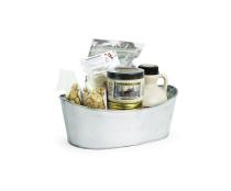 10  galvanized oval boat shape bowl by98 1 wholesale metal containers