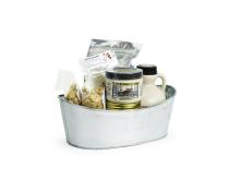 10  galvanized oval boat shape bowl by98 1 wholesale metal containers