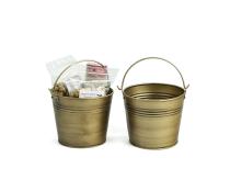5  mini pail antique brass by41 1brs wholesale metal containers pails pots