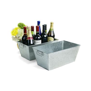 14  rectangle tin tray galvanized ty35 1 wholesale metal containers square