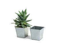 4 sq pot galvanized by64 1 wholesale covers metal containers rectangle