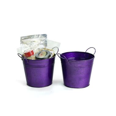 65  tin pot translucent purple by08 1tprp wholesale metal containers pails pots