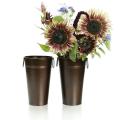 french bucket brown powder coated finish by883 1br wholesale metal containers