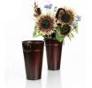 french bucket powder coated burgundy by883 1bdy wholesale metal containers
