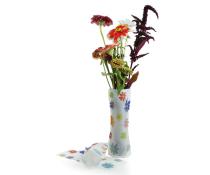 poly collapsible vase colorful daisies 10pk vp201 10 wholesale vases