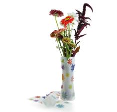 poly collapsible vase colorful daisies 10pk vp201 10 wholesale vases