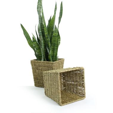 rope pot cover 10 square top pb20 1 wholesale basket containers