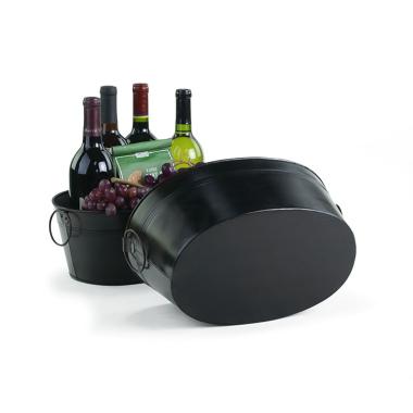 oval galvanized tub long antique brown by880 1abr wholesale metal containers