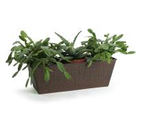 14  metal rectangle window box antique brown ty61 1br wholesale containers