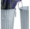 55  french bucket ribbed white wash fleur embossed by885 1fww wholesale metal