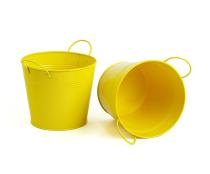 65  tin round pot yellow by08 1y wholesale metal containers pails