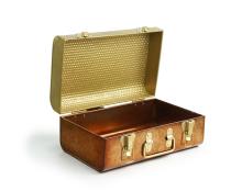 metal trunk box gold copper finish hardware latch