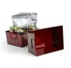 tin rectangular deep tray transparent red finish ty34 1tr wholesale metal containers