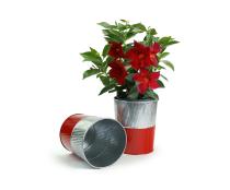 6  galvanized bucket tall ribbedred base by127 1rd wholesale pot covers