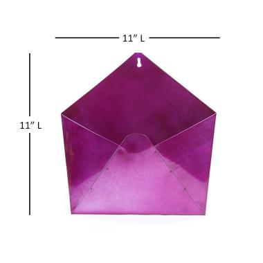 metal envelope transparent fuchsia color finish ny19 1tfa wholesale containers novelty