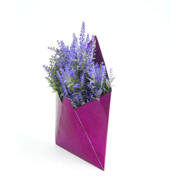 metal envelope transparent fuchsia color finish ny19 1tfa wholesale containers novelty