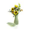 poly collapsible vase green gingham 10pk vp102 10 wholesale