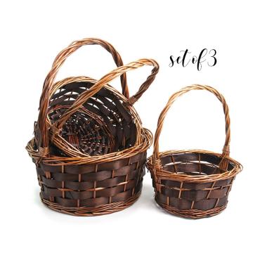 willow woodchip rnd shop s3 sw707 3s wholesale basket containers handled