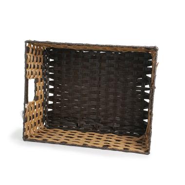 20  faux hyacinth 2 tone rectangular tray tp166 1 handles bowls