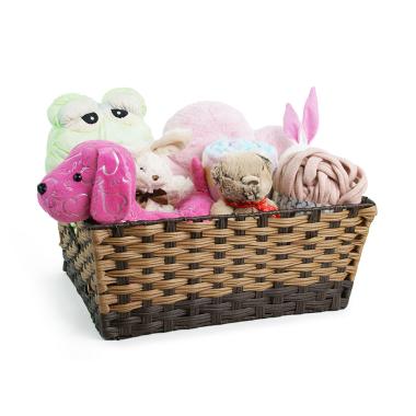 20  faux hyacinth 2 tone rectangular tray tp166 1 handles bowls