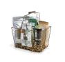 wire rectangular shop basket brown folding handle ty163 1 handled baskets