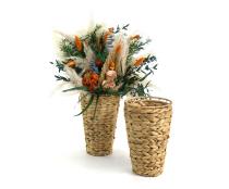 natural water hyacinth tall vase vg883 1 wholesale metal containers french market