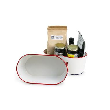 10  galvanized oval tray pressed usa flag by93 1usa wholesale