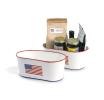 10  galvanized oval tray pressed usa flag by93 1usa wholesale