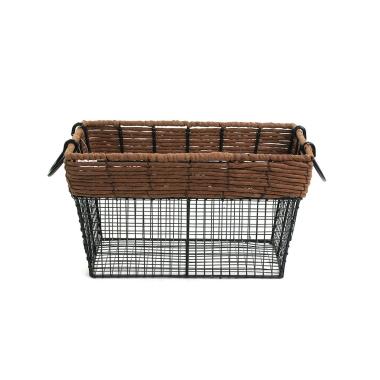 wire rectangular tray black folding ear handle ty164 1 rectangles wholesale